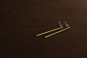 muimaur 棒ピアス brass