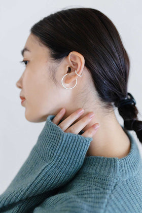 muimaur イヤーカフ エンガタ シルバー