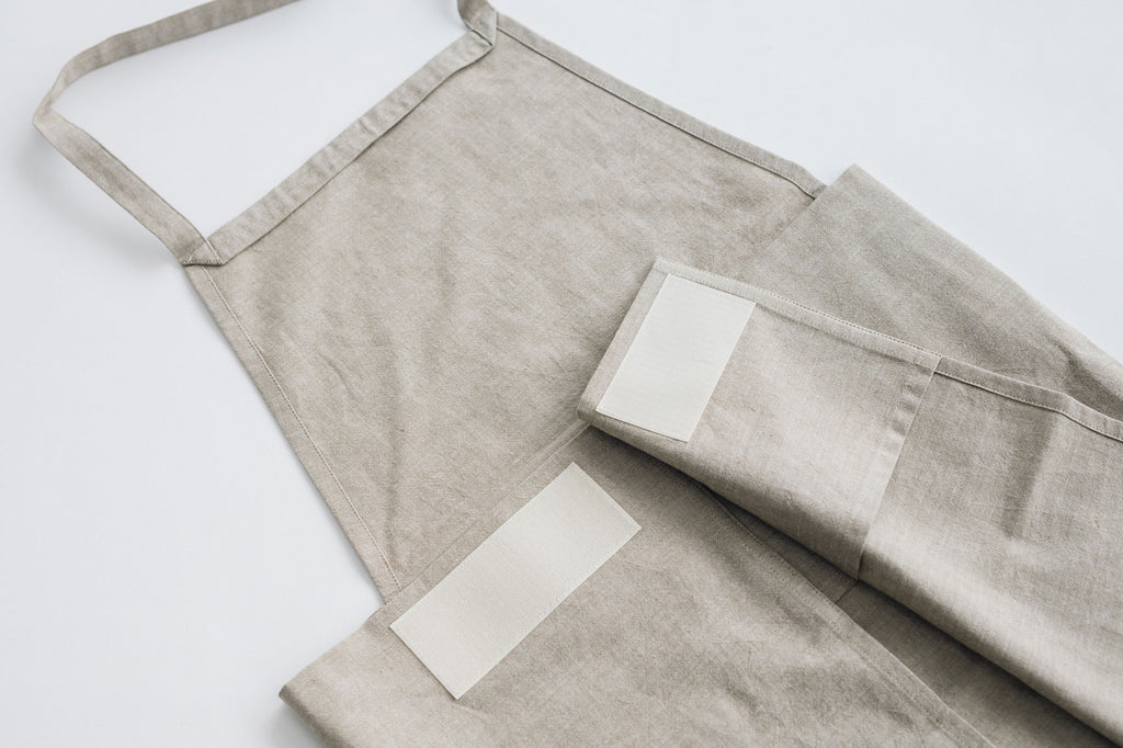 F/style 亀田縞のエプロン