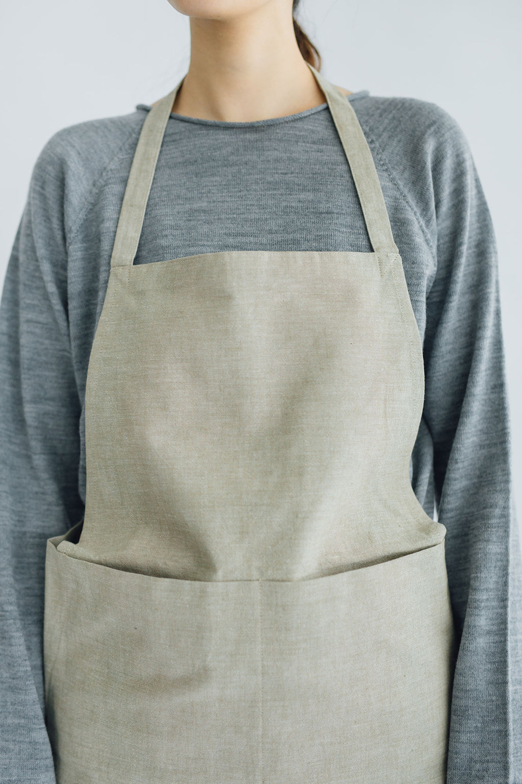 F/style 亀田縞のエプロン