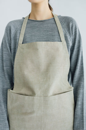 F/style 亀田縞のエプロン