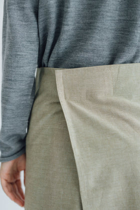 F/style 亀田縞のエプロン