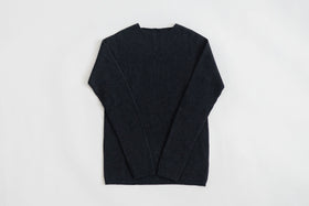 F/style ホールガーメントのリブ編みウールニット