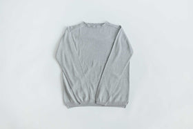 F/style ホールガーメントの綿麻ニット ボトルネック・長袖