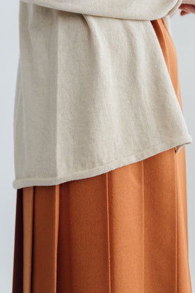 F/style ホールガーメントの綿麻ニット カーディガン・長袖