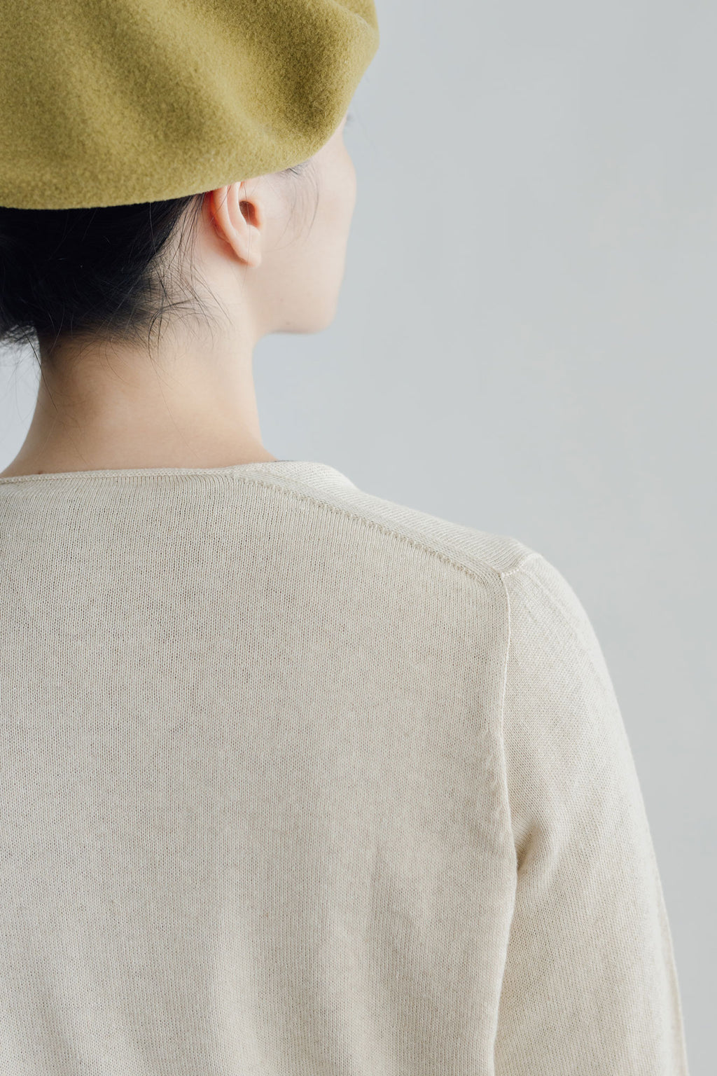 F/style ホールガーメントの綿麻ニット カーディガン・長袖