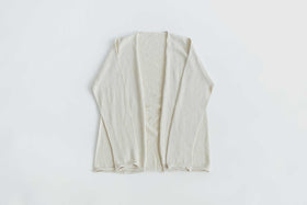F/style ホールガーメントの綿麻ニット カーディガン・長袖
