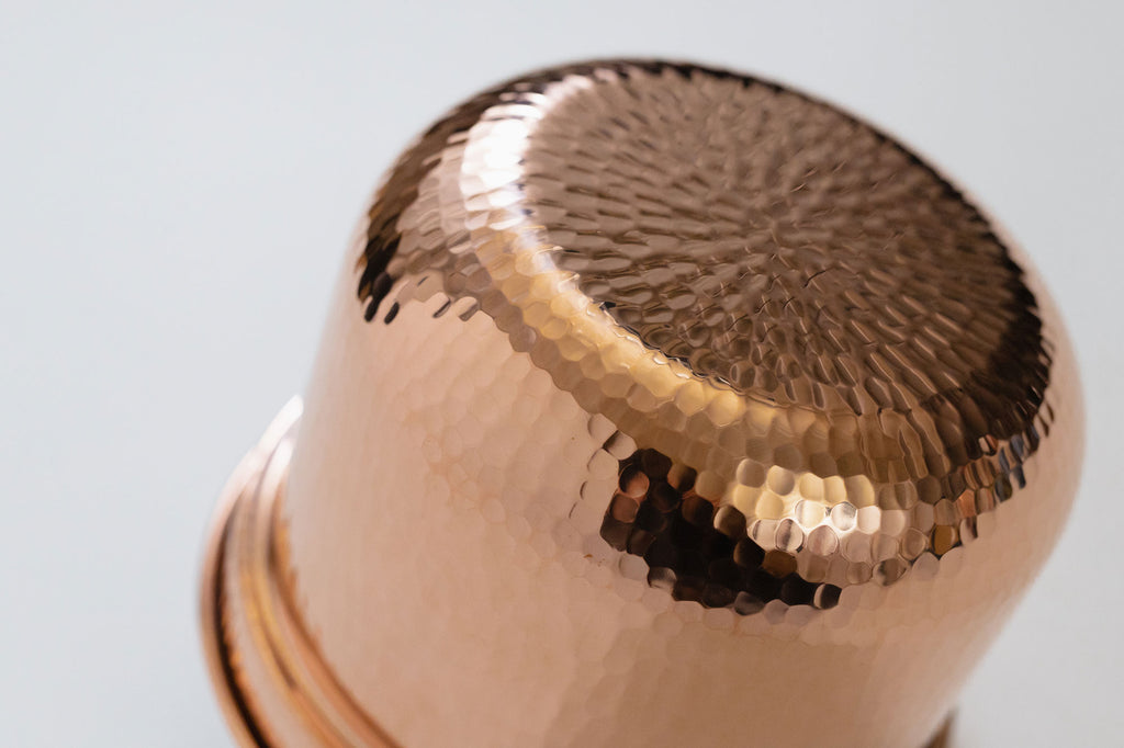 F/style 銅の両手鍋(スズ引き)