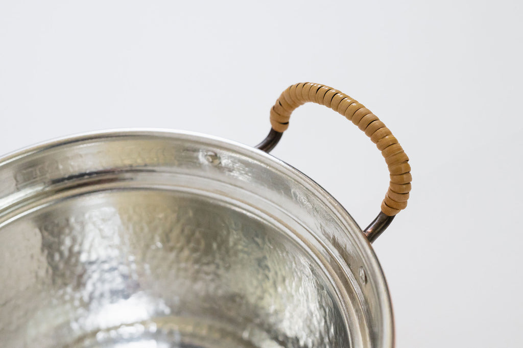 F/style 銅の両手鍋(スズ引き)