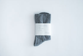 F/style ゴムが入っていない、さらりとした綿の靴下