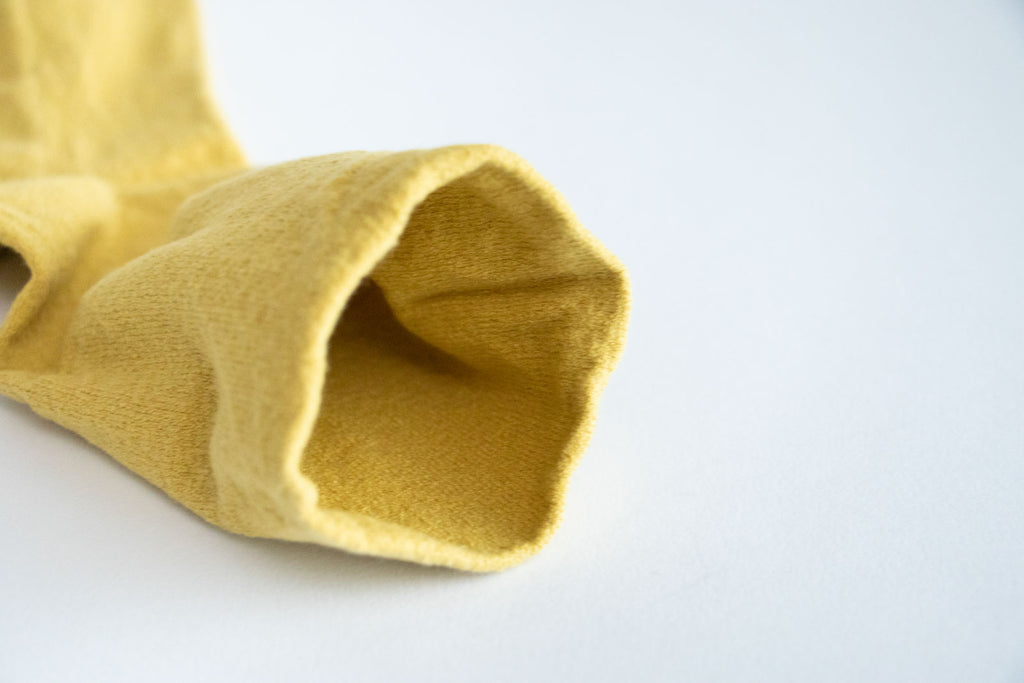 F/style ゴムが入っていない、さらりとした綿の靴下