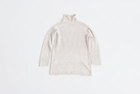 PUENTE Rueca 手紡ぎタートルネックセーター