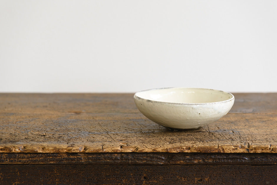 小山乃文彦 粉引 丸鉢