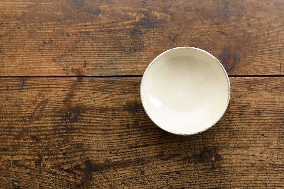 小山乃文彦 粉引 丸鉢