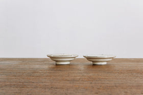 小山乃文彦 粉引 輪花小皿