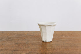 小山乃文彦 粉引 面取り湯のみ