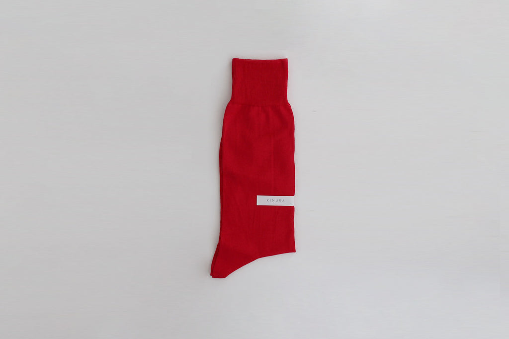 KIMURA` コットンソックス(エジプトシャンコットン) 22-24cm