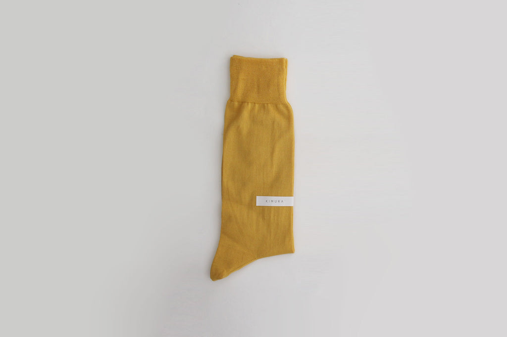 KIMURA` コットンソックス(エジプトシャンコットン) 22-24cm