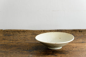 日高伸治 青白磁 浅鉢 6寸