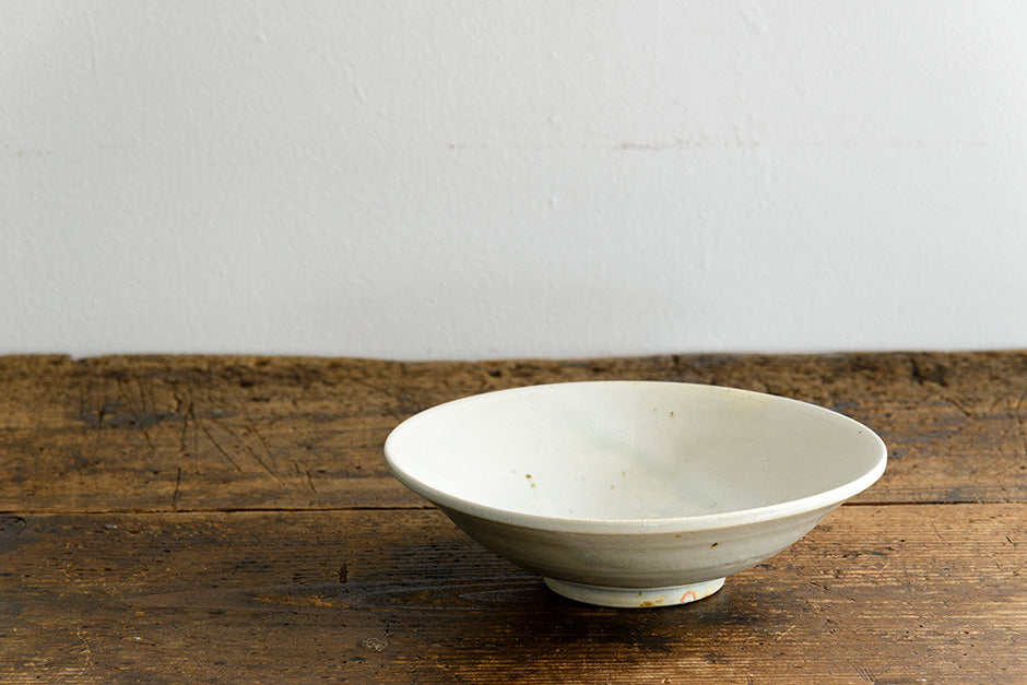 日高伸治 青白磁 浅鉢 7寸