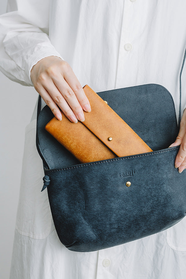 SAFUJI キナリバッグ(マチ深ポケット付)