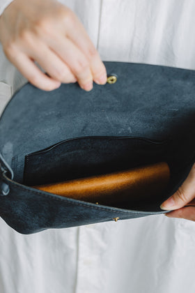 SAFUJI キナリバッグ(マチ深ポケット付)