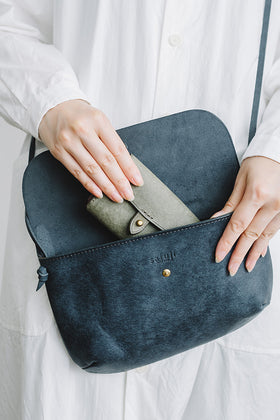 SAFUJI キナリバッグ(マチ深ポケット付)