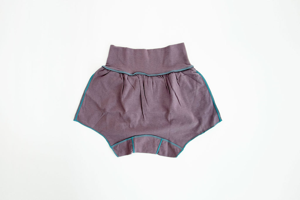 JUBAN DO ONI Feel ボックスパンツ ブラックベリー