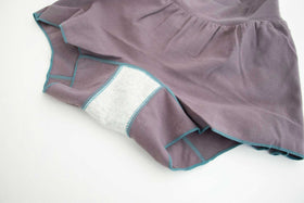 JUBAN DO ONI Feel ボックスパンツ ブラックベリー