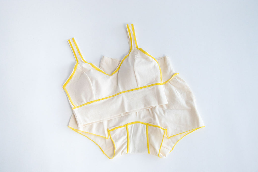 JUBAN DO ONI Feel ボックスパンツ レモン