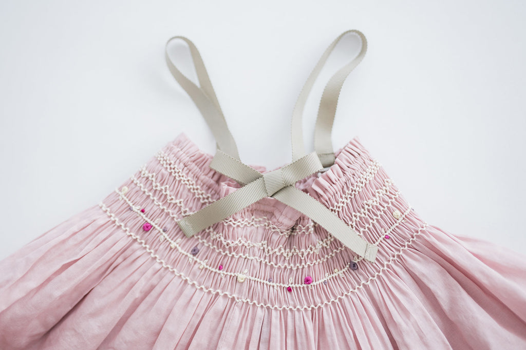 トントンちくちく スモッキングドレス&ブルマー