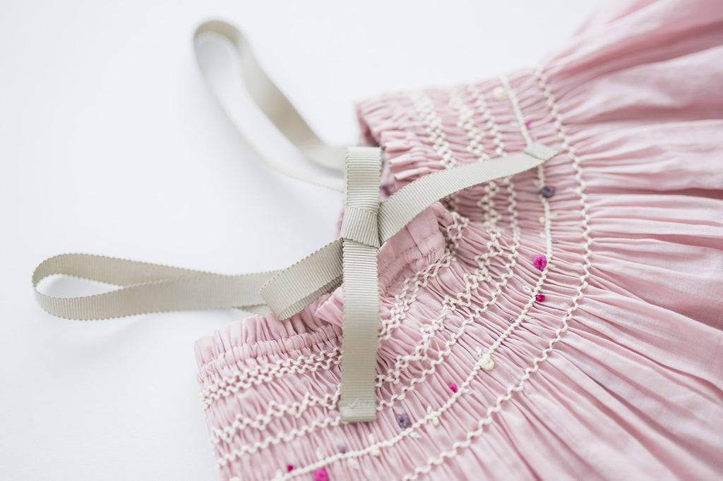 トントンちくちく スモッキングドレス&ブルマー