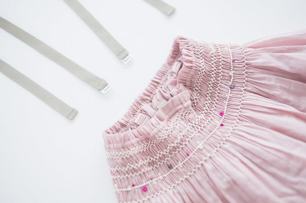 トントンちくちく スモッキングドレス&ブルマー