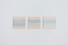 Satoko Sai + Tomoko Kurahara Nerikiri プレート L ストライプ