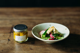 あたらしい日常料理 ふじわら パクチーレモンオイル *