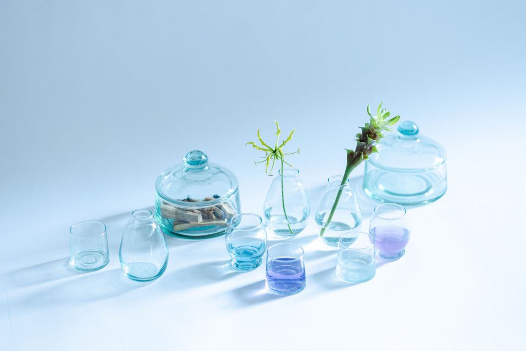 LIGHT YEARS 蓋つきガラスボウル