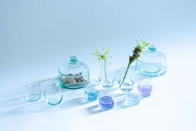 LIGHT YEARS 蓋つきガラスボウル