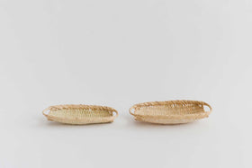 手つき楕円ざる