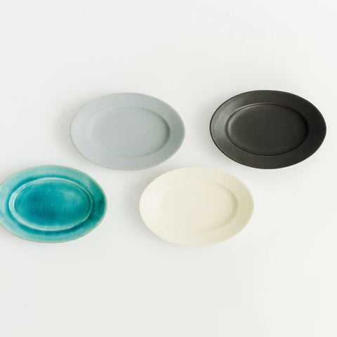 Awabi ware オーバル皿 S