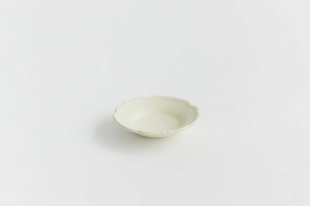 Awabi ware 輪花皿 S