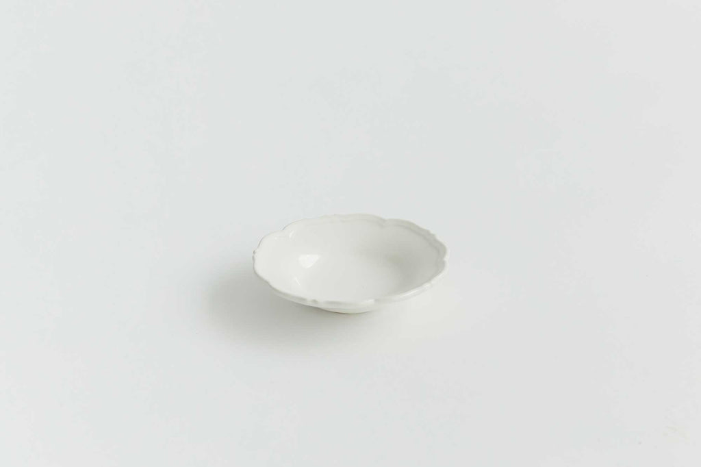 Awabi ware 輪花皿 S