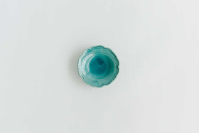 Awabi ware 輪花皿 S