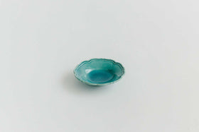 Awabi ware 輪花皿 S