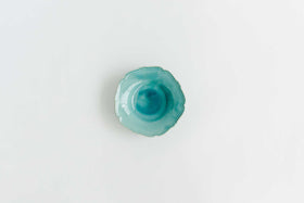 Awabi ware 輪花中深皿