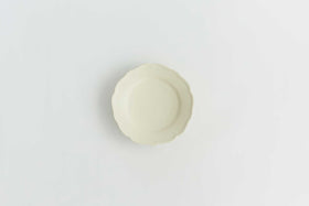 Awabi ware 輪花皿 M