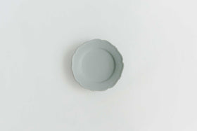 Awabi ware 輪花皿 M