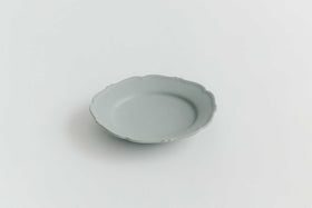 Awabi ware 輪花皿 M