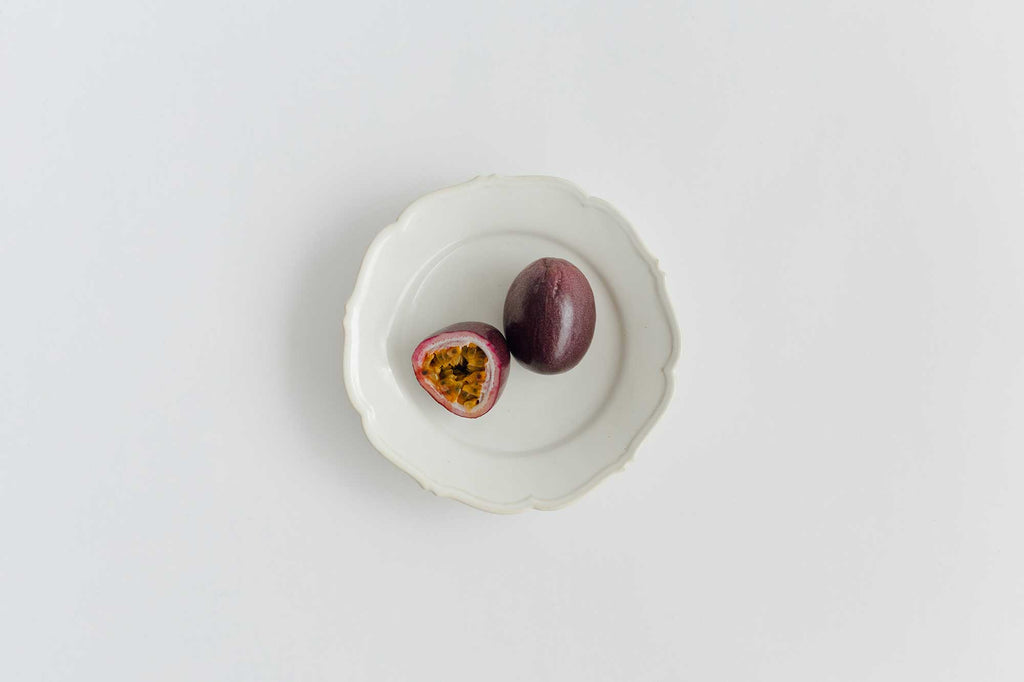 Awabi ware 輪花皿 M