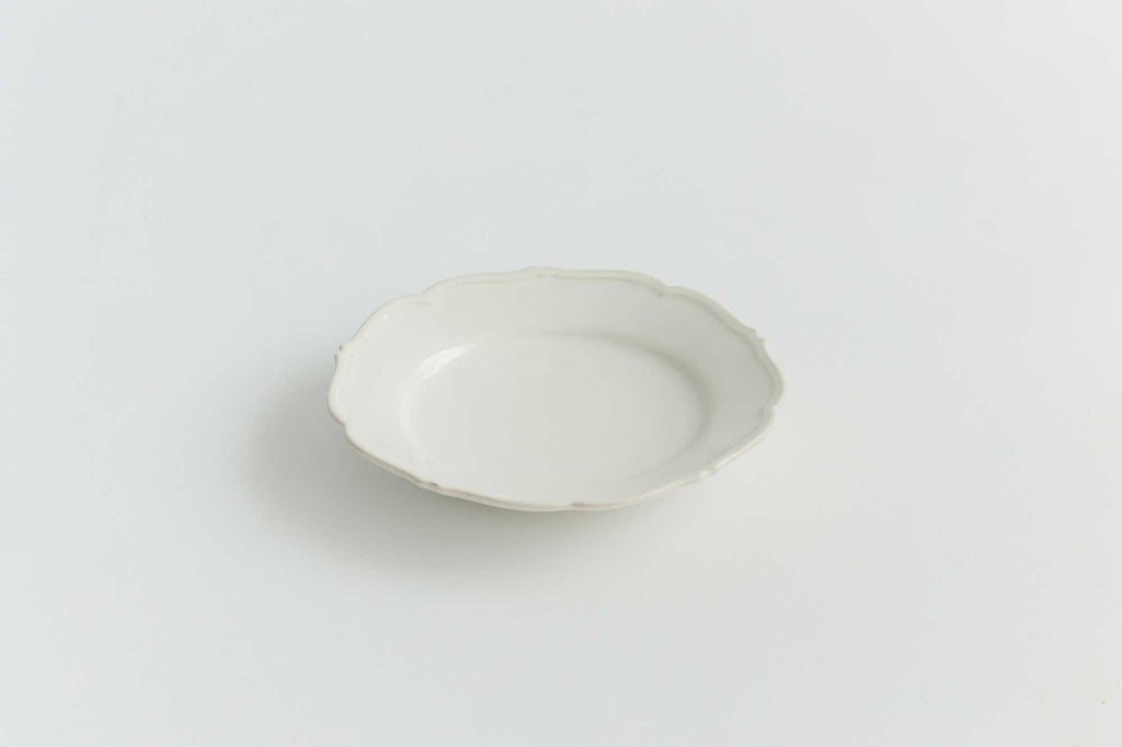 Awabi ware 輪花皿 M