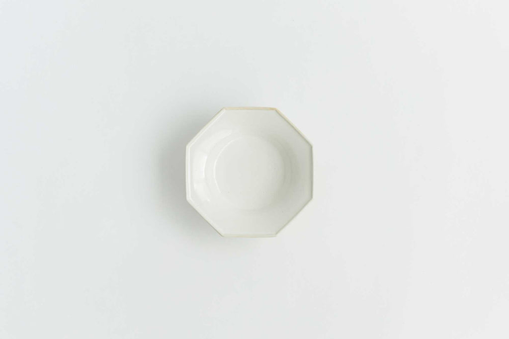 Awabi ware 八角中深皿